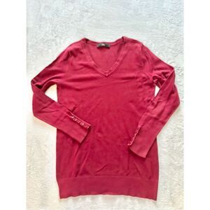 Forever 21 - burgundy red tunic sweater size L